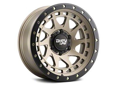 Dirty Life Enigma Pro Satin Gold 6-Lug Wheel; 17x9; -38mm Offset (05-15 Tacoma)