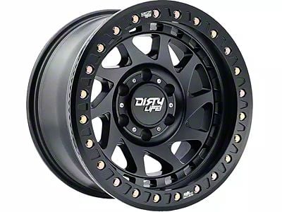 Dirty Life Enigma Race Matte Black 6-Lug Wheel; 17x9; -12mm Offset (05-15 Tacoma)