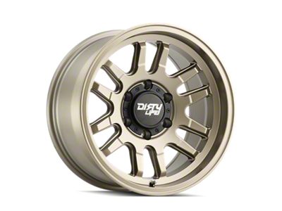 Dirty Life Canyon Satin Gold 6-Lug Wheel; 17x9; 0mm Offset (10-24 4Runner)