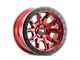 Dirty Life DT-1 Crimson Candy Red 6-Lug Wheel; 17x9; -12mm Offset (10-24 4Runner)