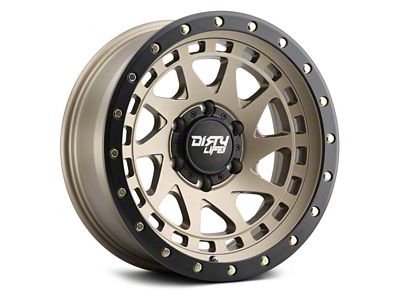 Dirty Life Enigma Pro Satin Gold 6-Lug Wheel; 17x9; -38mm Offset (10-24 4Runner)