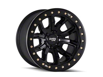 Dirty Life DT-1 Matte Black 6-Lug Wheel; 17x9; -12mm Offset (05-15 Tacoma)