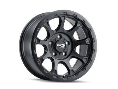 Dirty Life Drifter Matte Black 6-Lug Wheel; 17x8.5; -6mm Offset (2024 Tacoma)