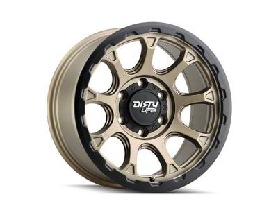 Dirty Life Drifter Matte Gold 6-Lug Wheel; 17x8.5; -6mm Offset (2024 Tacoma)