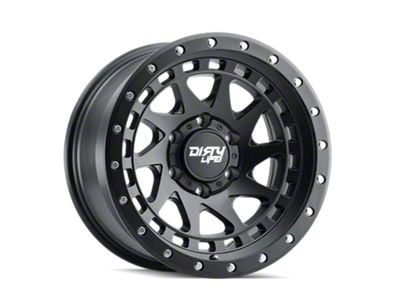 Dirty Life Enigma Pro Matte Black 6-Lug Wheel; 17x9; -12mm Offset (2024 Tacoma)