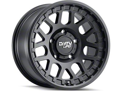 Dirty Life Mesa Matte Black 6-Lug Wheel; 17x9; -12mm Offset (2024 Tacoma)