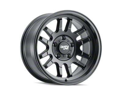 Dirty Life Canyon Matte Black 6-Lug Wheel; 17x9; -12mm Offset (21-24 Bronco, Excluding Raptor)