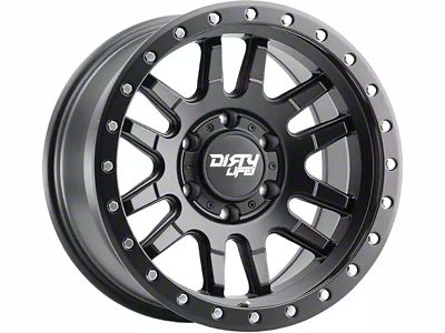 Dirty Life Canyon Pro Matte Black 6-Lug Wheel; 17x9; 0mm Offset (21-24 Bronco, Excluding Raptor)