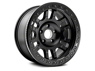 Dirty Life Canyon Race Matte Black 6-Lug Wheel; 17x9; -12mm Offset (22-24 Bronco Raptor)