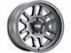 Dirty Life Canyon Satin Graphite 6-Lug Wheel; 17x9; 0mm Offset (21-24 Bronco, Excluding Raptor)