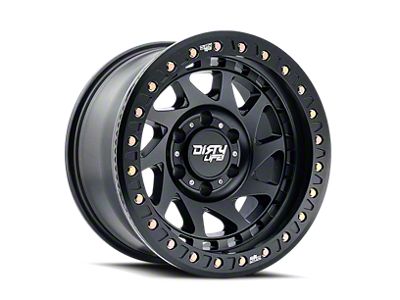 Dirty Life Enigma Race Matte Black 6-Lug Wheel; 17x9; -12mm Offset (21-24 Bronco, Excluding Raptor)