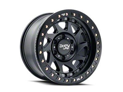 Dirty Life Enigma Race Matte Black 6-Lug Wheel; 17x9; -38mm Offset (22-24 Bronco Raptor)