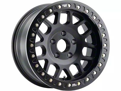 Dirty Life Mesa Race Matte Black 6-Lug Wheel; 17x9; -12mm Offset (21-24 Bronco, Excluding Raptor)