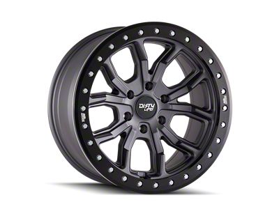 Dirty Life DT-2 Satin Gunmetal Wheel; 17x9; -38mm Offset (20-24 Jeep Gladiator JT)