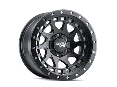 Dirty Life Enigma Pro Matte Black Wheel; 17x9; -12mm Offset (20-24 Jeep Gladiator JT)