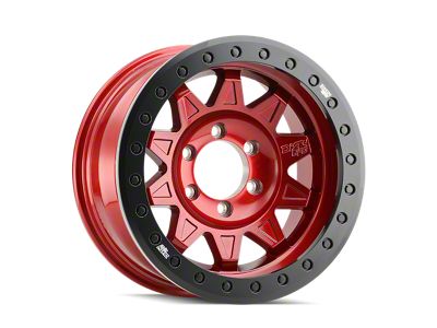 Dirty Life Roadkill Gloss Crimson Candy Red Wheel; 17x9; -38mm Offset (20-24 Jeep Gladiator JT)