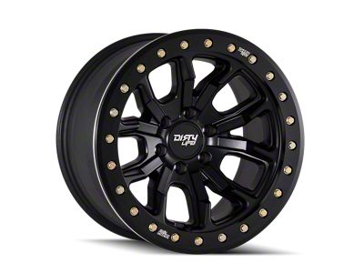 Dirty Life DT-1 Satin Black Wheel; 17x9; -12mm Offset (93-98 Jeep Grand Cherokee ZJ)