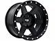 Dirty Life Compound Matte Black Wheel; 17x9; -38mm Offset (99-04 Jeep Grand Cherokee WJ)