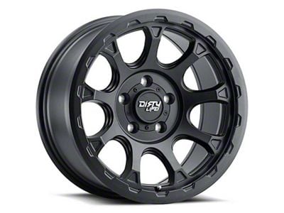 Dirty Life Drifter Matte Black Wheel; 17x8.5; -6mm Offset (99-04 Jeep Grand Cherokee WJ)