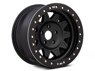 Dirty Life Roadkill Race Matte Black True Beadlock Wheel; 17x9; -38mm Offset (99-04 Jeep Grand Cherokee WJ)