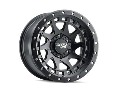 Dirty Life Enigma Pro Matte Black Wheel; 17x9; -38mm Offset (76-86 Jeep CJ7)