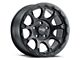 Dirty Life Drifter Matte Black 6-Lug Wheel; 17x8.5; -6mm Offset (16-23 Tacoma)