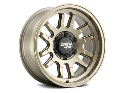 Dirty Life Canyon Satin Gold 5-Lug Wheel; 17x9; 0mm Offset (14-21 Tundra)