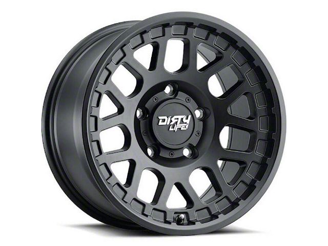 Dirty Life Mesa Matte Black 6-Lug Wheel; 17x9; 0mm Offset (22-24 Tundra)