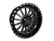 Disaster Offroad D96 Gloss Black Milled 6-Lug Wheel; 20x10; -12mm Offset (10-24 4Runner)