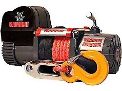 DK2 9,500 lb. Samurai Series Winch with Synthetic Rope (Universal; Some Adaptation May Be Required)