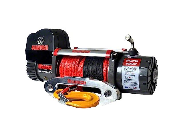 DK2 9,500 lb. Samurai Series Short Drum Winch with Synthetic Rope (Universal; Some Adaptation May Be Required)