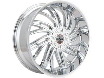 DNK Street 701 Chrome 6-Lug Wheel; 24x10; 30mm Offset (16-24 Titan XD)