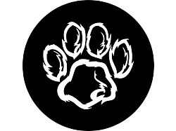 Dog Paw Print Spare Tire Cover (66-18 Jeep CJ5, CJ7, Wrangler YJ, TJ & JK)