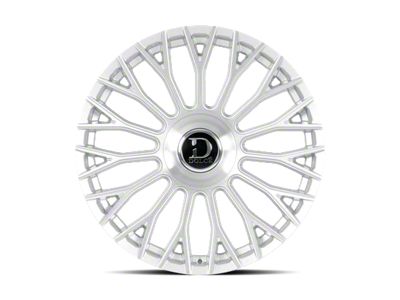 Dolce Luxury Roma Glossy Silver Brush Face 6-Lug Wheel; 22x9.5; 18mm Offset (2024 Tacoma)