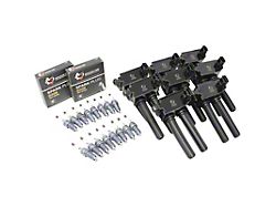 Dragon Fire Performance Ignition Tune Up Kit; Black (06-19 V8 HEMI Jeep Cherokee WK & WK2)