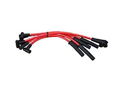 Dragon Fire Performance Spark Plug Wires; Red (76-78 3.8L Jeep CJ7; 76-86 4.2L Jeep CJ7)