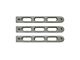 DV8 Offroad Slot Style Door Handle Inserts; Silver (07-18 Jeep Wrangler JK 2-Door)