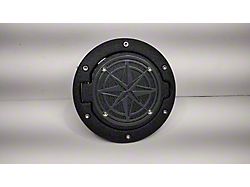 Drop Zone Off Road Compass Fuel Door; Gray (87-06 Jeep Wrangler YJ & TJ)