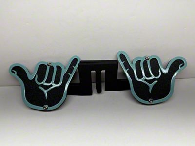 Drop Zone Off Road Hang Loose Foot Pegs; Sea Foam Green (07-25 Jeep Wrangler JK & JL)