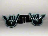 Drop Zone Off Road Hang Loose Foot Pegs; Sea Foam Green (76-06 Jeep CJ7, Wrangler YJ & TJ)