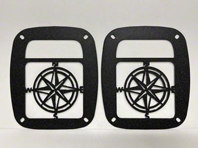 Drop Zone Off Road Tail Light Guards; Compass (97-06 Jeep Wrangler TJ)