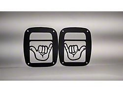 Drop Zone Off Road Tail Light Guards; Hang loose (97-06 Jeep Wrangler TJ)