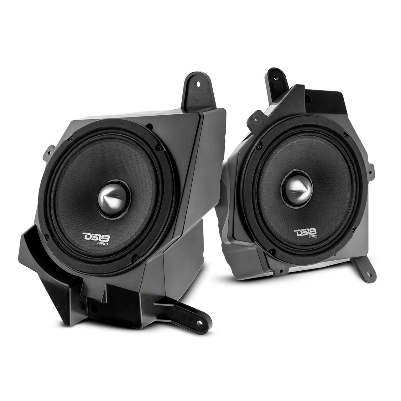 DS18 Jeep Wrangler Dash Speaker Enclosure Pods with 6.50-Inch Full 