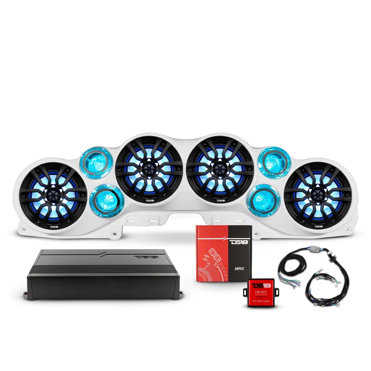 Ds Jeep Wrangler Complete Rgb Loaded Sound Bar Package With Plastic