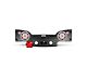 DS18 Plug and Play RGB Loaded Sound Bar Package with Plastic Grille Marine Speakers; Black Sound Bar with White Speaker Grilles (07-18 Jeep Wrangler JK)