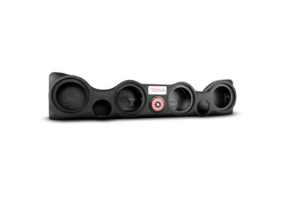 DS18 Overhead Sound Bar System for Four 6.50-Inch Speakers; Black (97-06 Jeep Wrangler TJ)