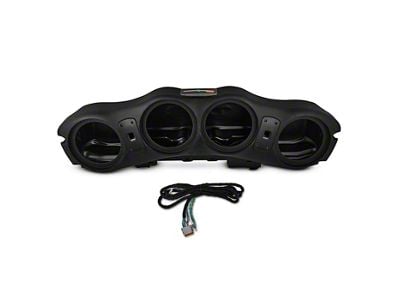 DS18 Overhead Sound Bar System for Four 8-Inch Speakers; Black (24-25 Jeep Wrangler JL)