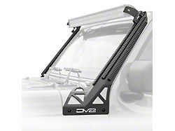 DV8 Offroad Picatinny Rail A-Pillar Light Mount (20-24 Jeep Gladiator JT, Excluding Mojave)