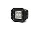 DV8 Offroad 3-Inch Chrome Series Flush Mount LED Cube Light; Spot Beam (Universal; Some Adaptation May Be Required)