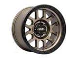 DV8 Offroad 883 Simulated Beadlock Matte Bronze 6-Lug Wheel; 17x9; 0mm Offset (21-24 Bronco, Excluding Raptor)